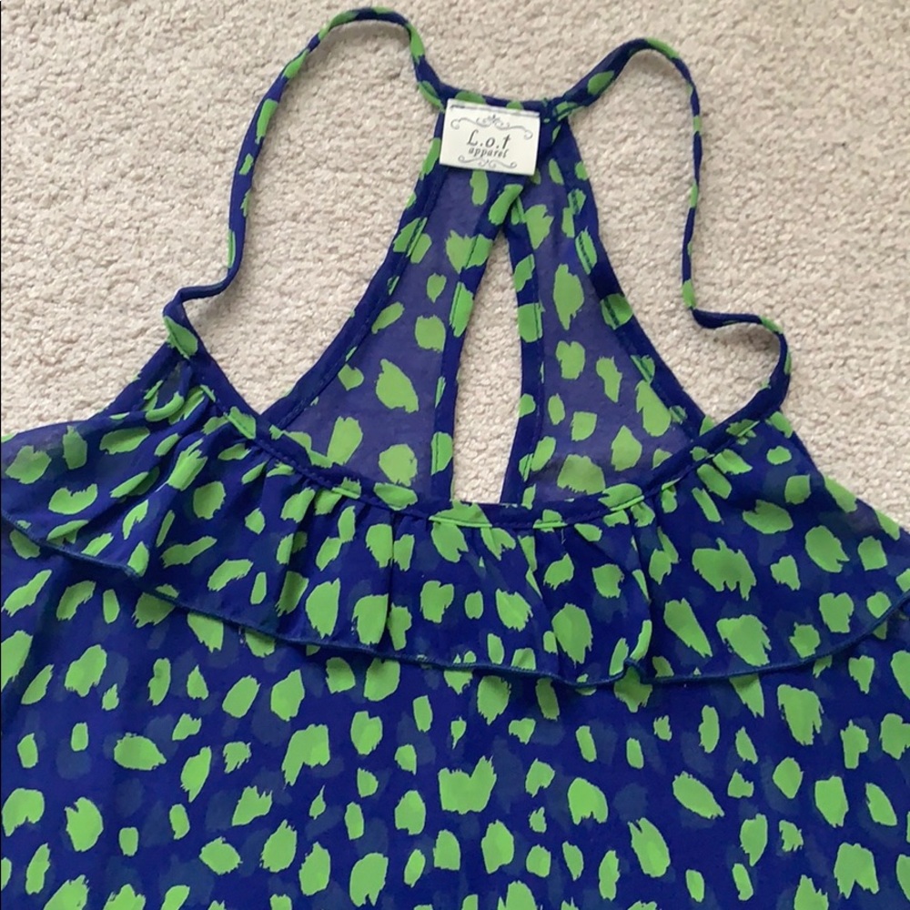 Chiffon Ruffle Top - Picture 2 of 4